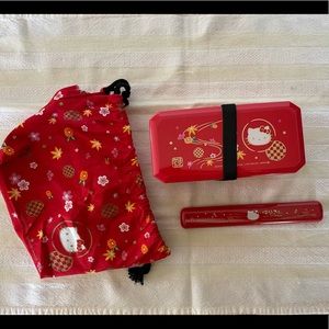 Hello Kitty RARE 30th Anniversary Bento Set